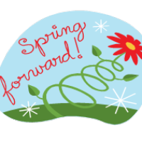 Spring Forward Clipart - clip