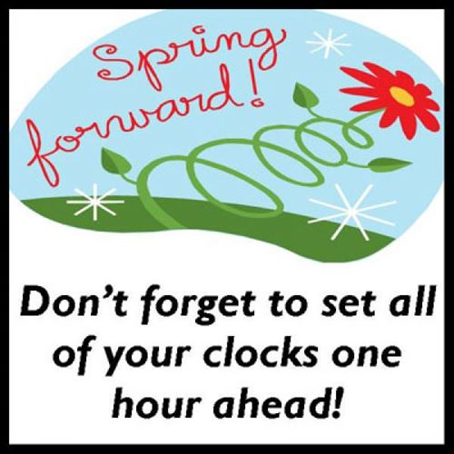 Daylight Savings Time Clip Ar - Spring Forward Clipart