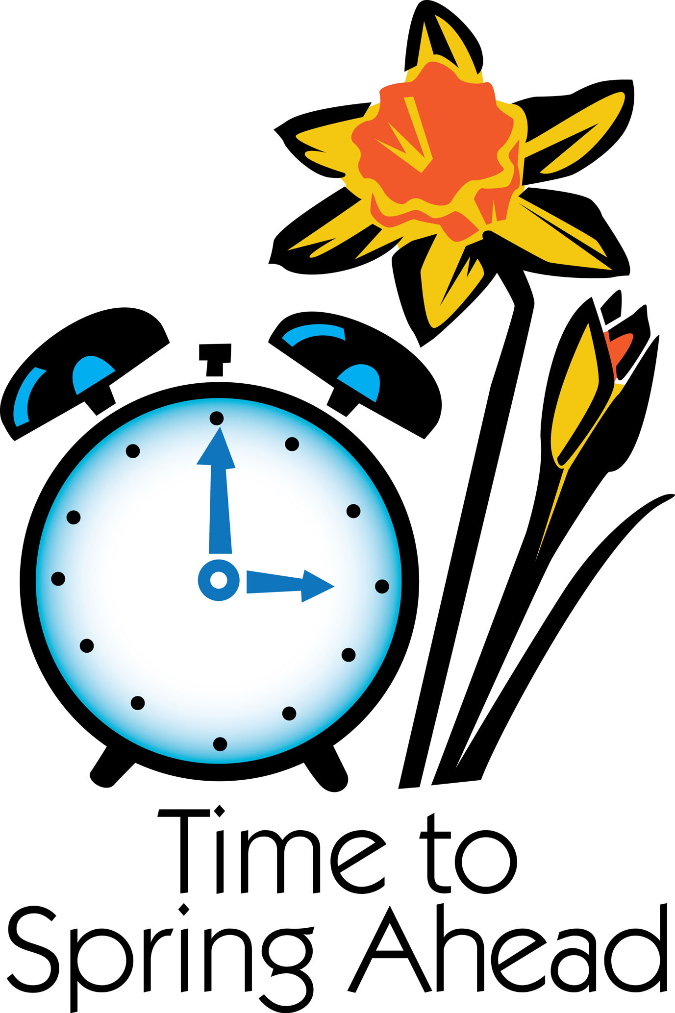 Daylight Savings Time Starts  - Daylight Savings Time Clipart