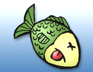 Green Fish clip art - Downloa