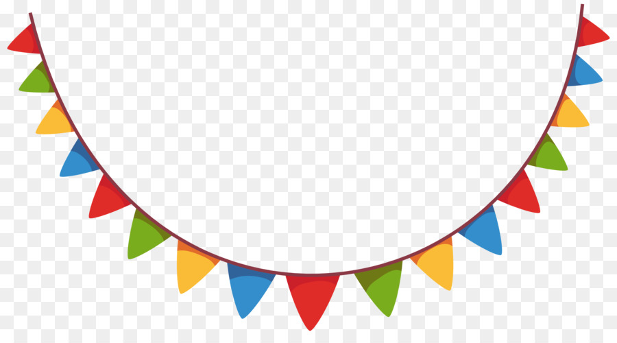 Paper Flag Banner Bunting Pen - Decorate Clipart