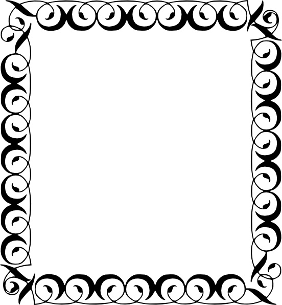 Decorative Border clip art Free vector 147.72KB