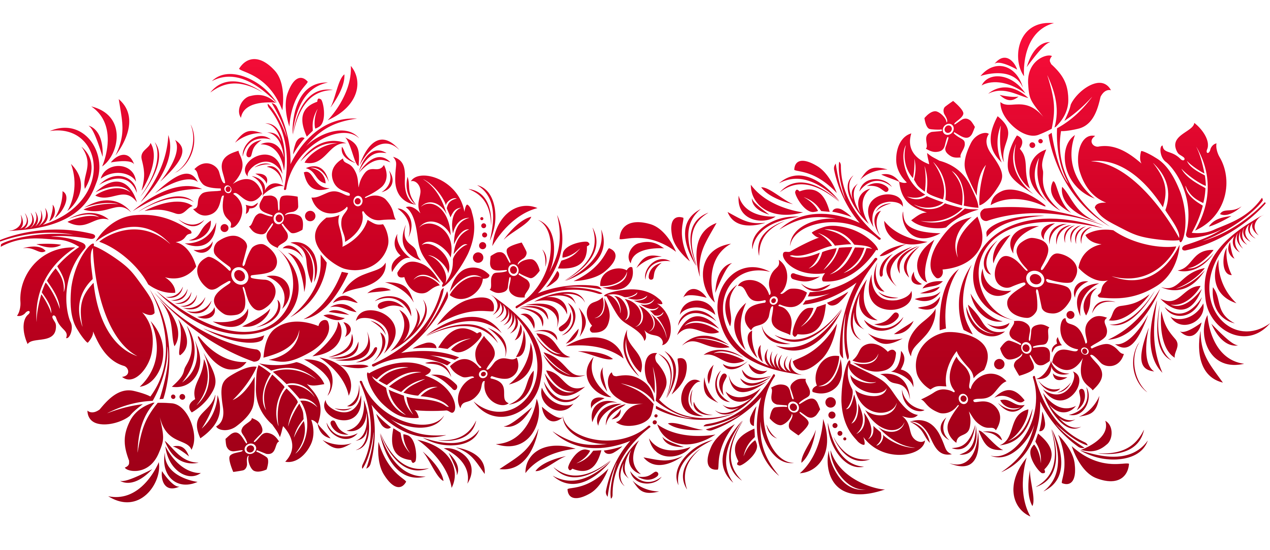 Dark Red Swirls Decorative Cl