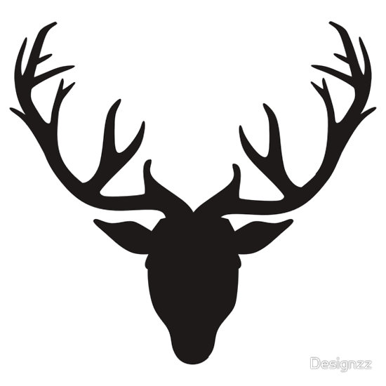 deer antlers clipart black an - Deer Antler Clip Art