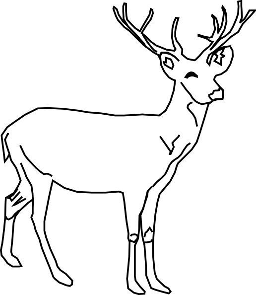 Deer clip art Free vector 78.37KB