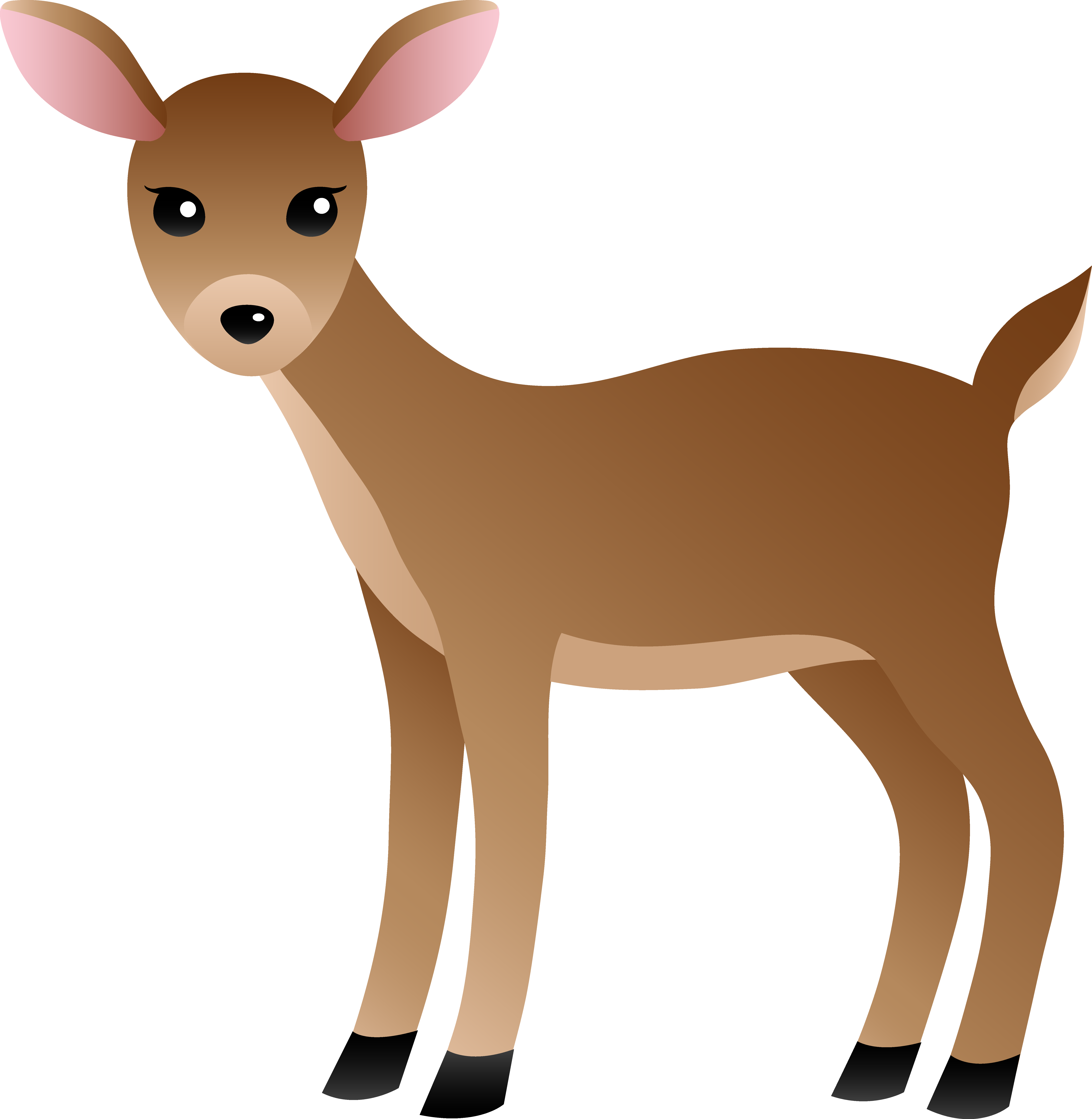 Deer clip art vector free cli
