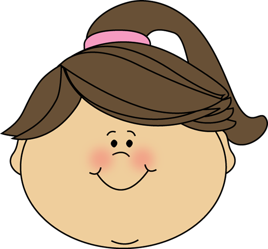 deficiency clipart - Girl Face Clipart