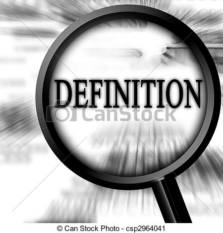 definition on a white . - Define Clipart