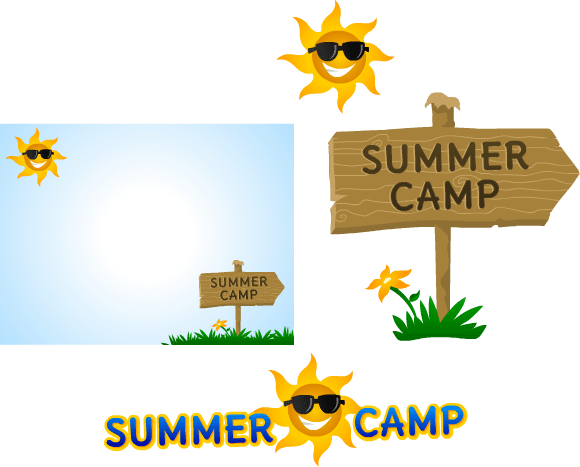 Delius Unicase Is The Free Fo - Summer Camp Clip Art