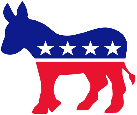 Democrat Donkey - Political Clip Art