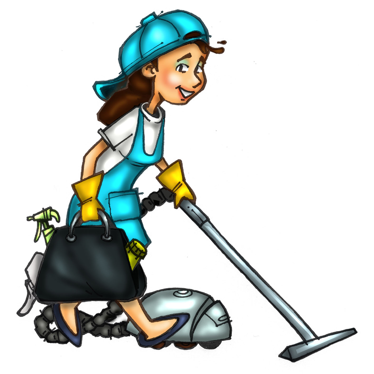 Cleaning And Painting Clipart