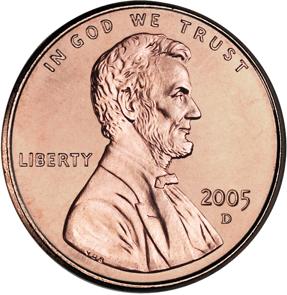 Description 2005 Penny Uncirculated Obverse Cropped Png