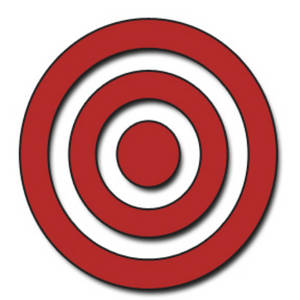 Description This Clipart Picture Is Of A Red Bullseye The