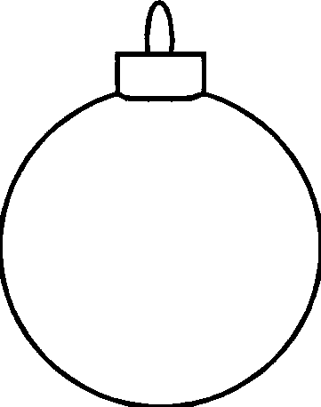 Designs And Christmas Ornament Outline Clip Art Imagebasket Net
