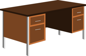 Desk Clip Art - Clip Art Desk