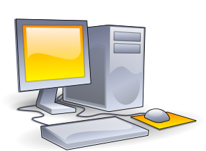 desktop computer clipart