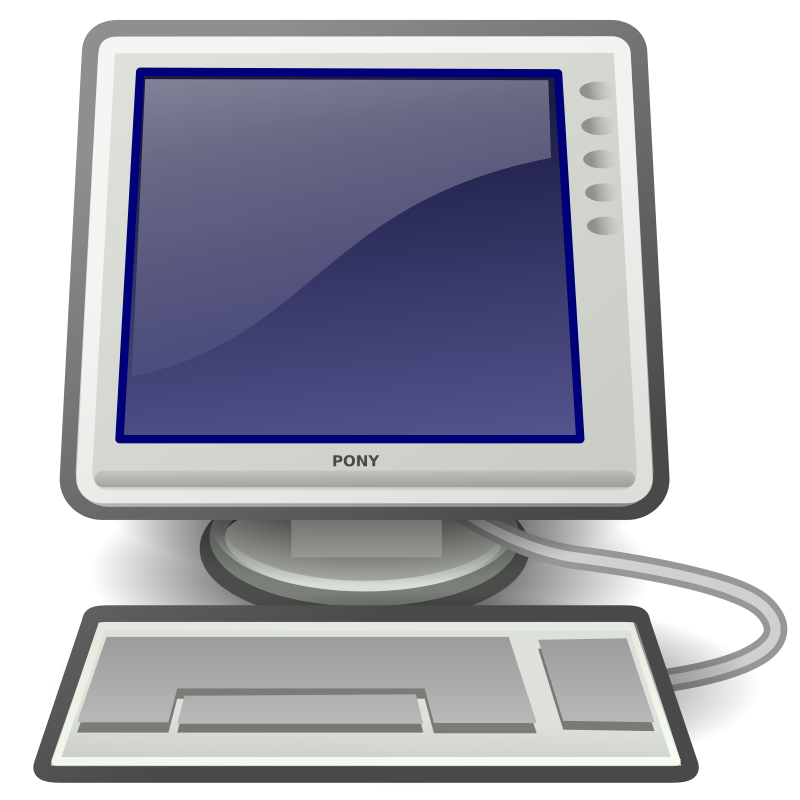Desktop Computer Clip Art Ima - Desktop Clipart