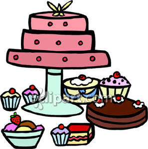 Dessert By The Tons Royalty Free Clipart Picture