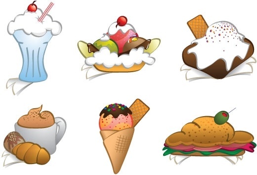 dessert clip arts collection  - Free Bing Clip Art