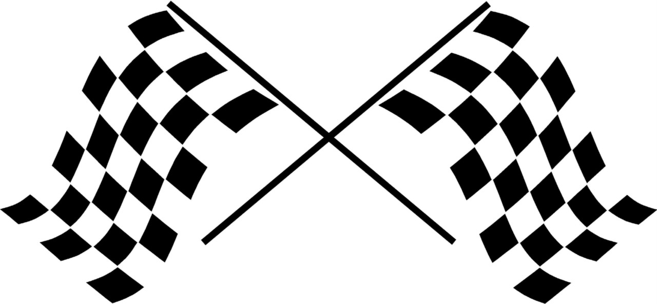 Details About Checkered Racing Flags Vinyl Wall Decal Stickers Office