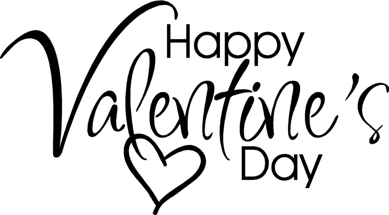 Details About Happy Valentines Day Letters Sticker Vinyl Decal Word
