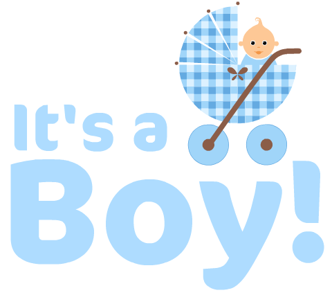 Baby boy baby shower clipart 