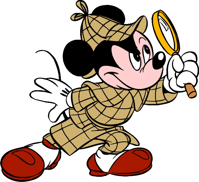 Detective Mickey Mouse Clipar