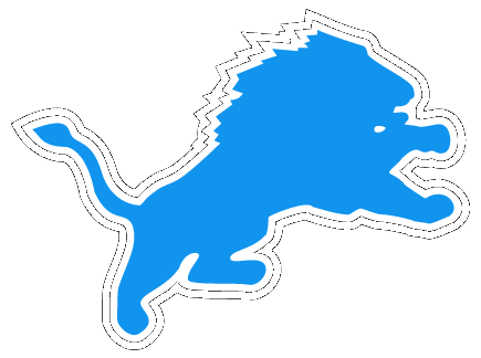 Detroit Tiger Stencil Logo . - Detroit Lions Clip Art