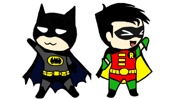 Batman And Robin Clip Art