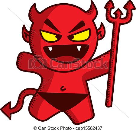 Devil Avatar Character With .