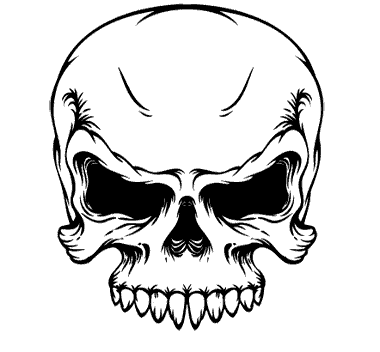 Skull clip art 2