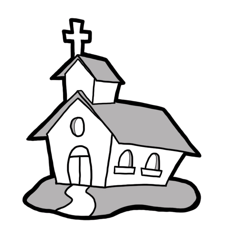 Church icon clip art dromggo 