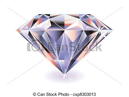 ... Diamond bright - Artistic brightly coloured cut diamond with.
