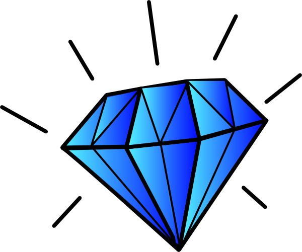 Diamant / Diamond clip art - 
