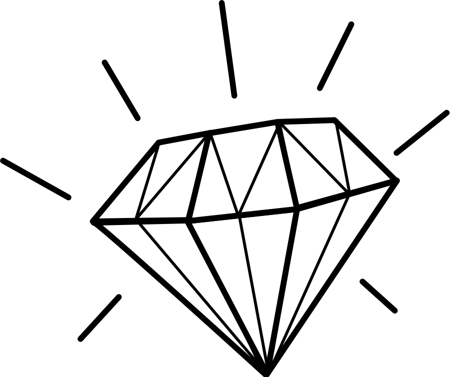 Jewels gems cut crystals digi