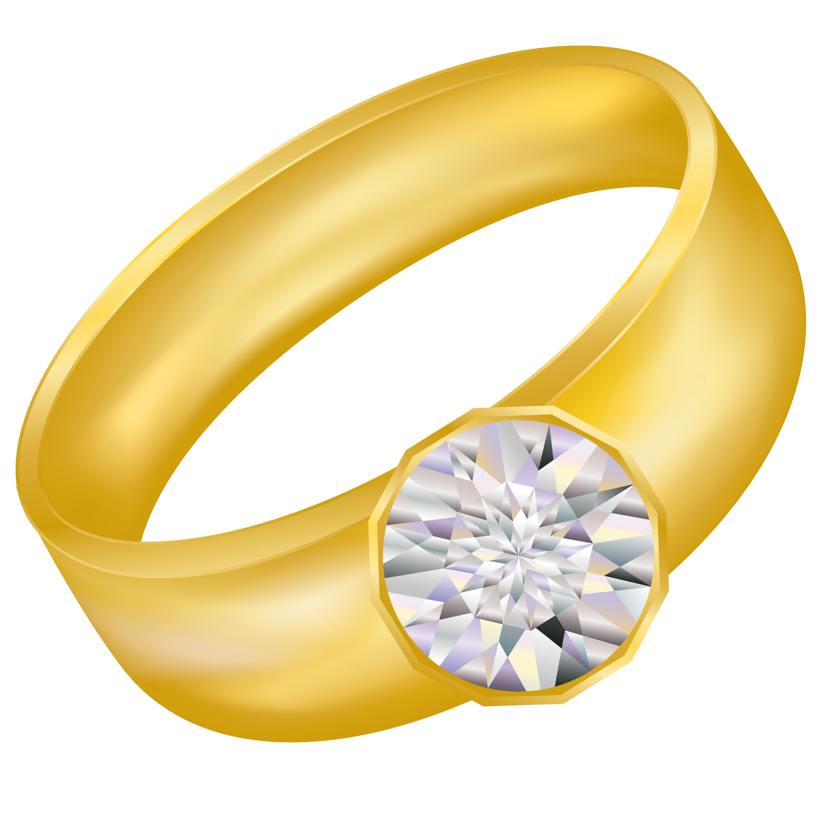 Diamond ring clip art free clipart images 6 3