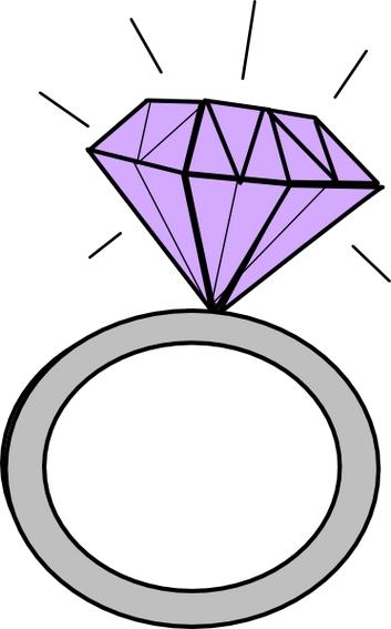 engagement ring clipart