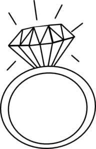Diamond Ring Clipart No . - Clip Art Diamond Ring