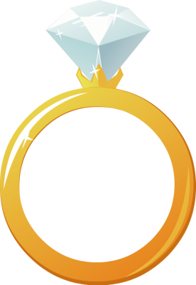 Diamond ring . - Diamond Ring Clip Art