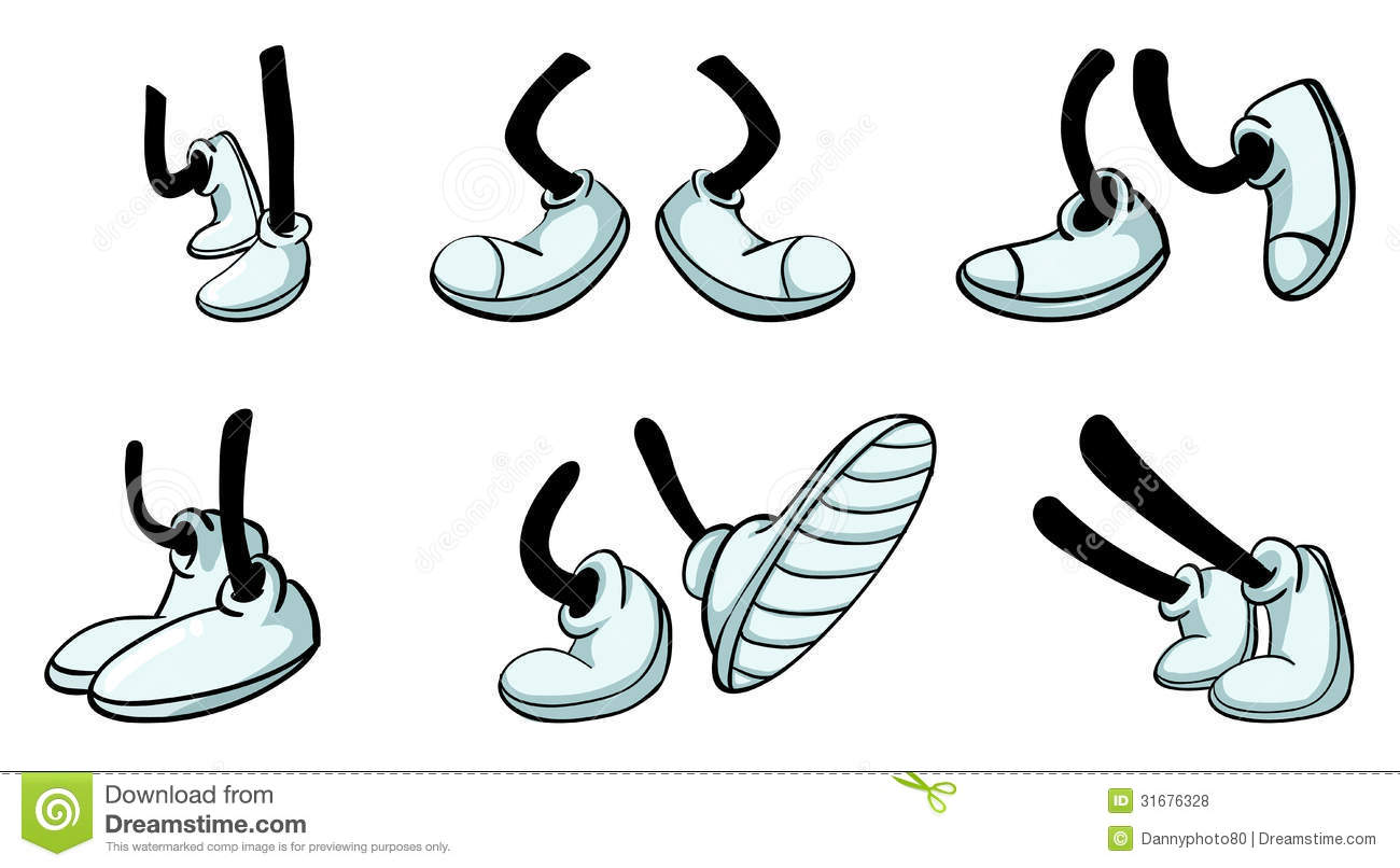 Different Legs With Shoe Royalty Free Stock Photos Image 31676328