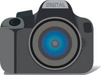 Digital camera clipart. Size: - Clipart Camera