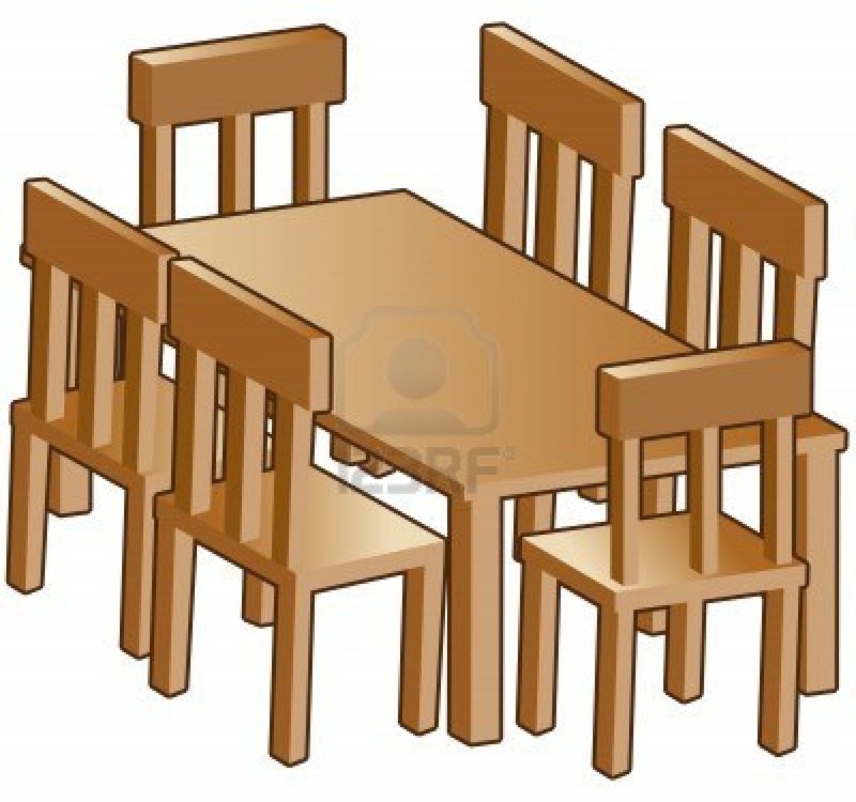 Dining Room Table Clip Art