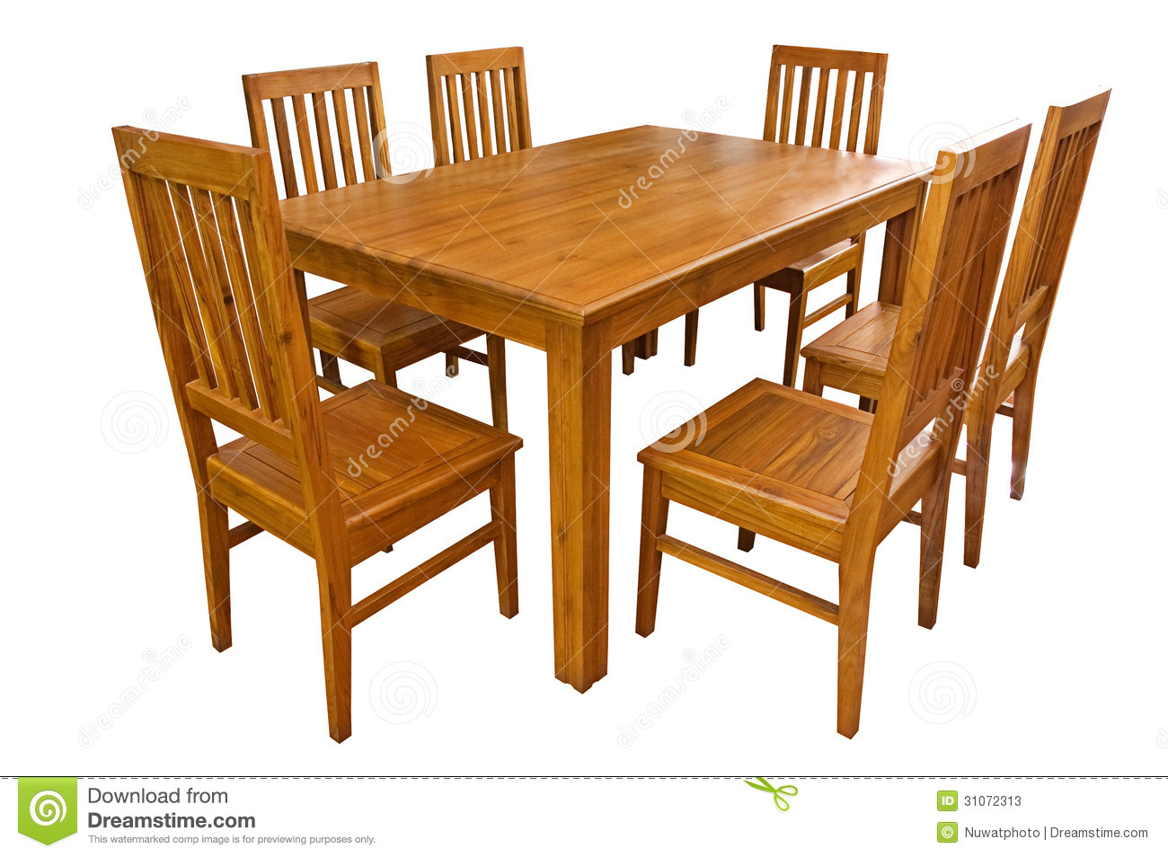 Dining Table And Chairs Isolated Stock Photos Image 31072313