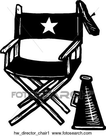 Clipart - director chair 1. Fotosearch - Search Clip Art, Illustration  Murals, Drawings