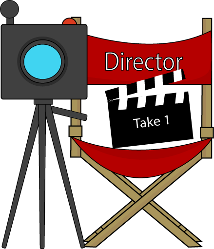 Movie director clip art library