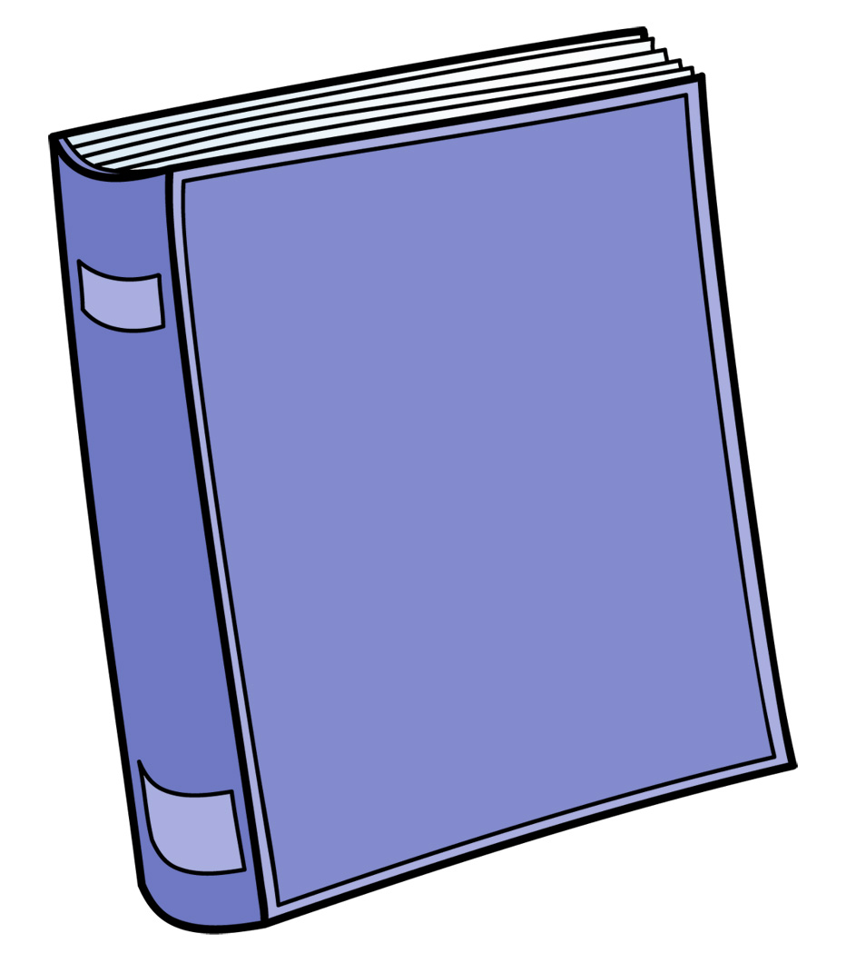 Directory Cover Clipart - Book Cover Clipart