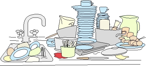 Dirty Dishes Clip Art Picture
