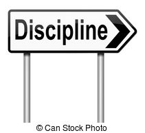 ... Discipline concept. - Illustration depicting a sign with a.