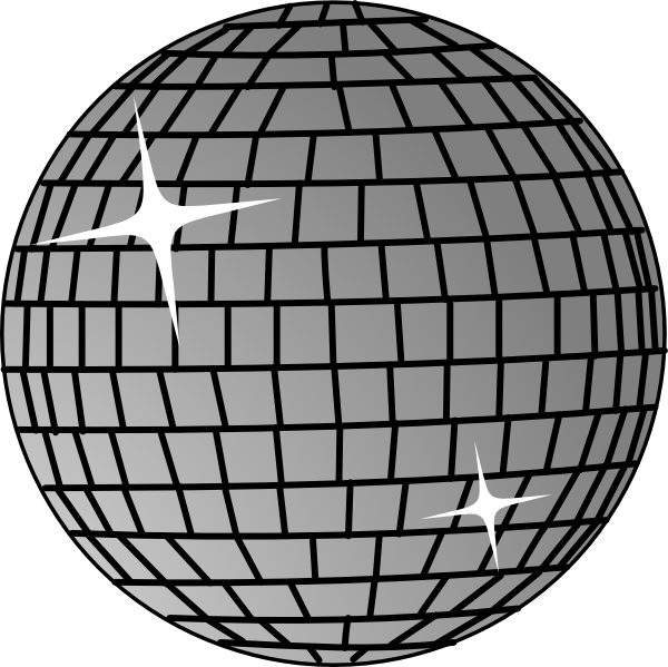 Disco Ball One Clip Art