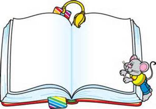 ... Clipart book borders free